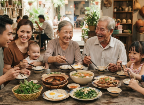 Cơm Quê Góc Bếp: có phù hợp cho buổi gặp mặt nhiều thế hệ không?
