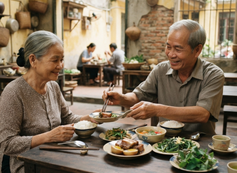 Cơm Quê Góc Bếp: đi cùng người lớn tuổi nên chọn thời gian nào?