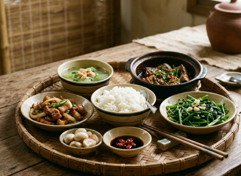 Một mâm cơm quê ngon không cần quá nhiều món